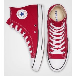 Red High Top Converse